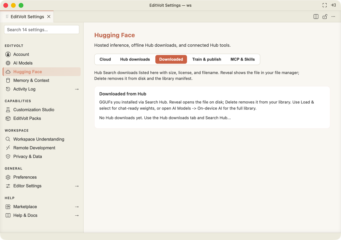 Hugging Face — Downloaded