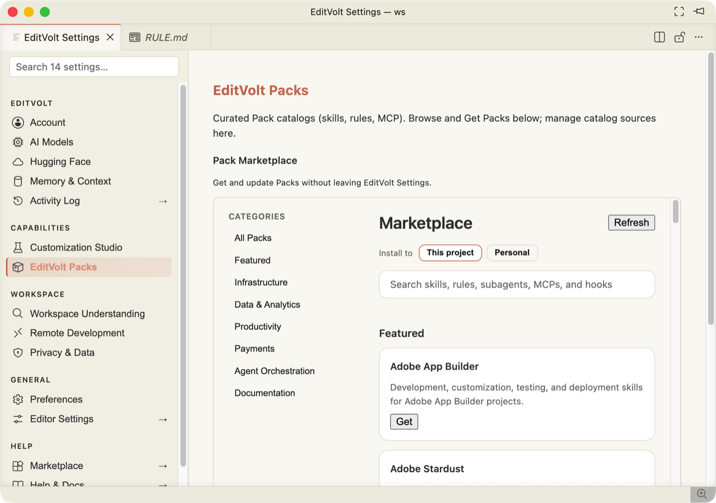 EditVolt Packs